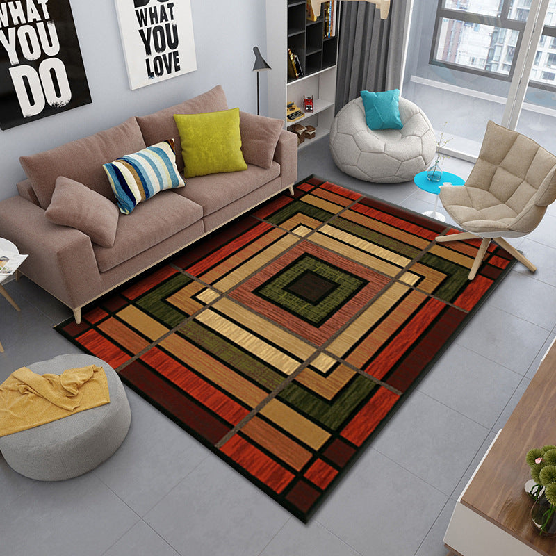 Non-Slip Persian Rug for Living Room and Bedroom
