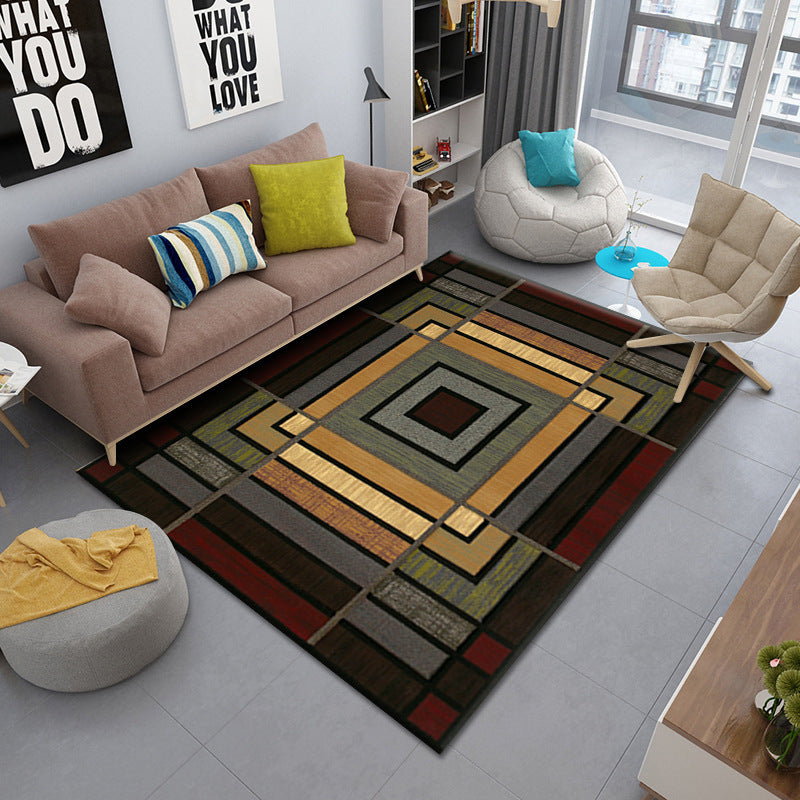 Non-Slip Persian Rug for Living Room and Bedroom