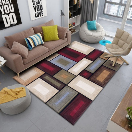 Non-Slip Persian Rug for Living Room and Bedroom