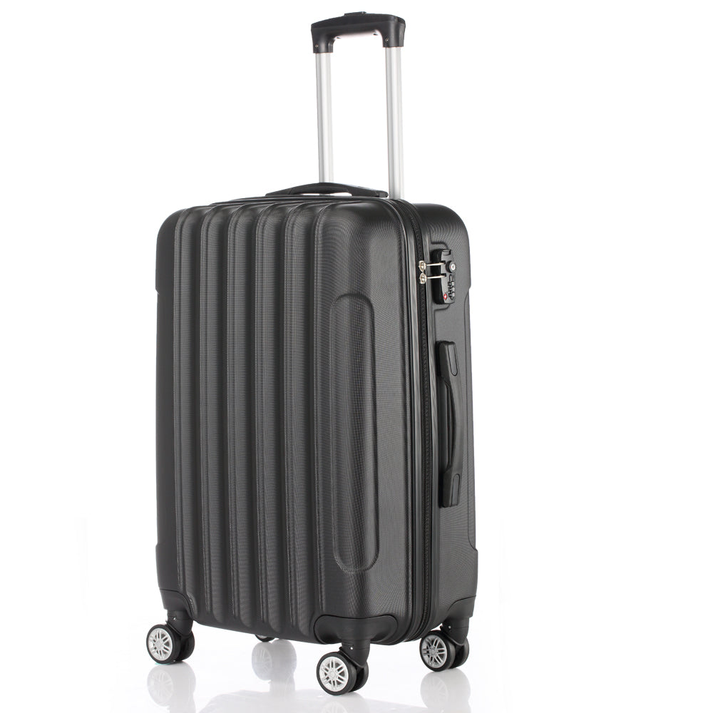 3-in-1 Multifunctional Large Capacity Traveling Storage Suitcase Black