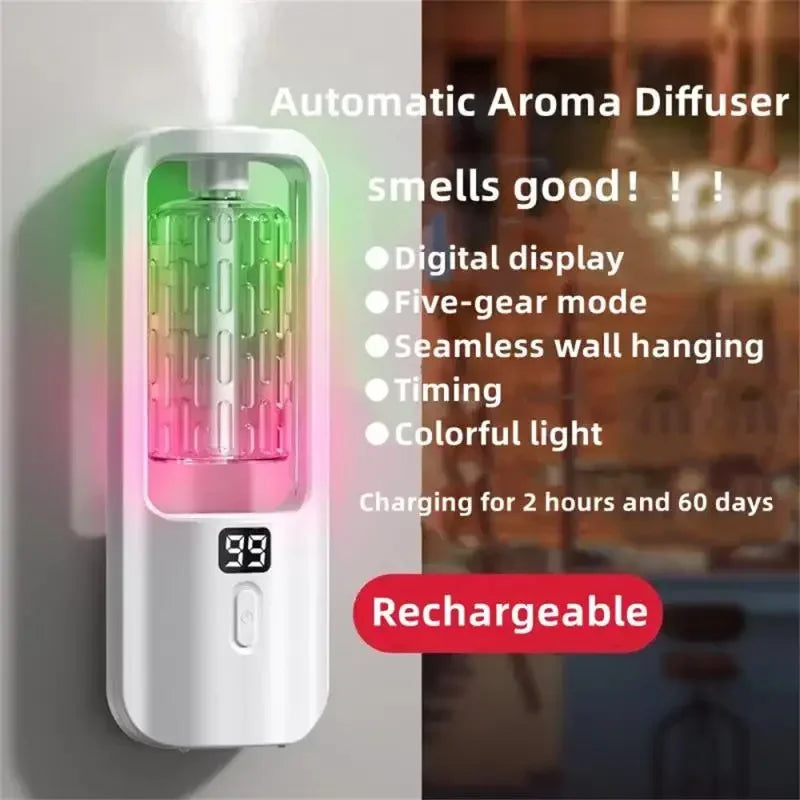Wall-Mounted Aromatherapy Oil Diffuser & Air Purifier