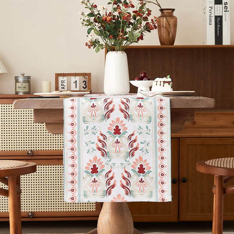 Classical Printed Pattern Table Runner Dinner Table Cover