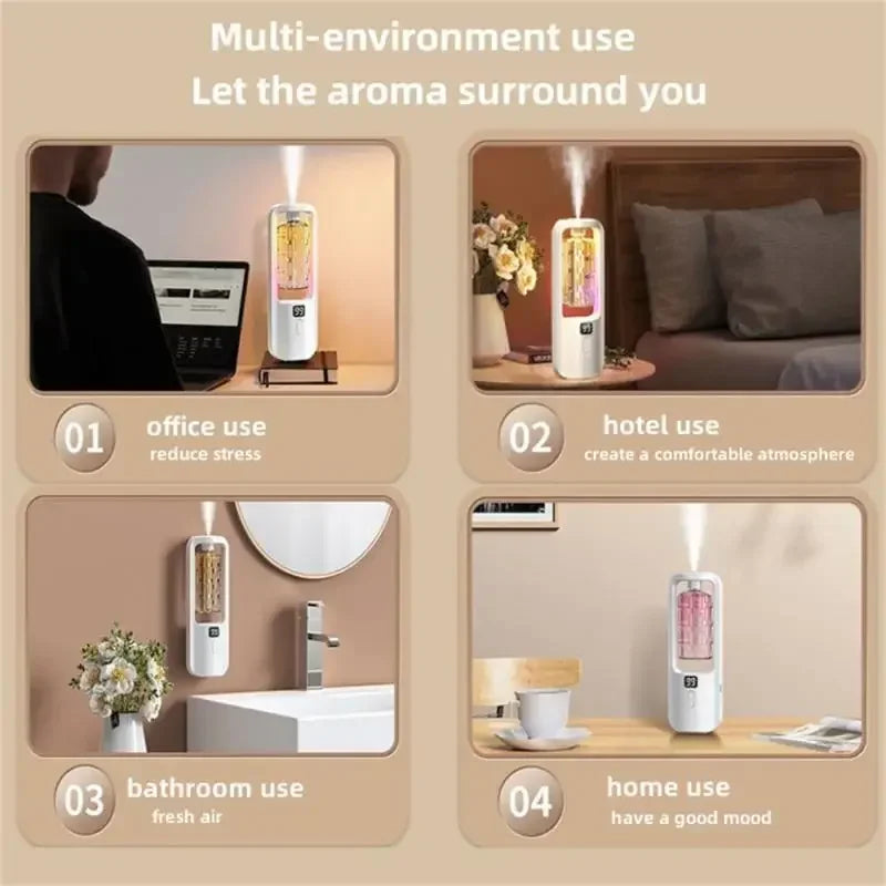Wall-Mounted Aromatherapy Oil Diffuser & Air Purifier