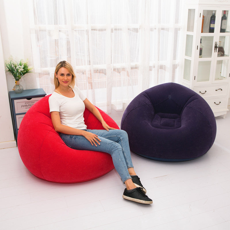 Flocking Inflatable Sofa