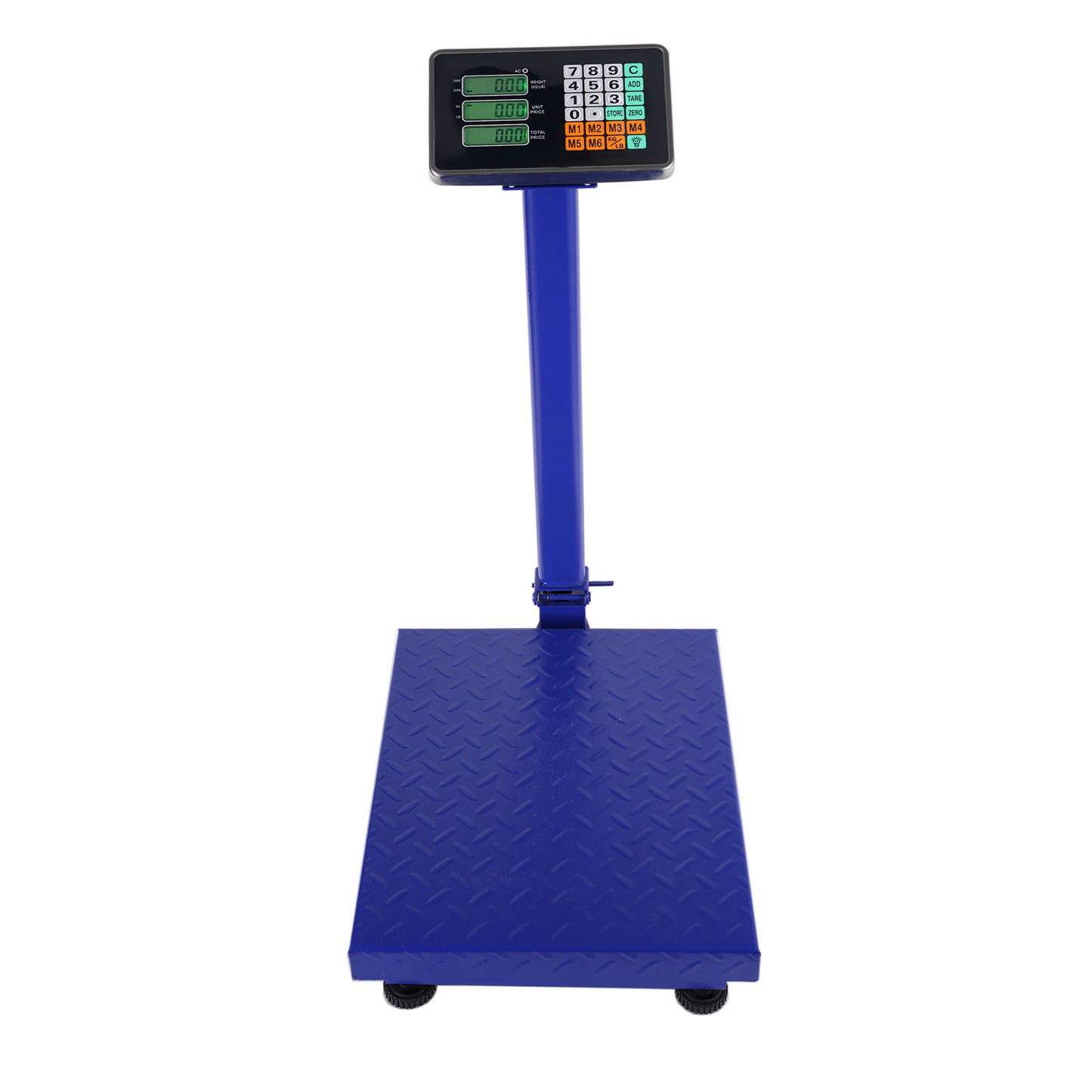 300KG/661lb LCD Digital Personal Floor Postal Platform Scale Blue