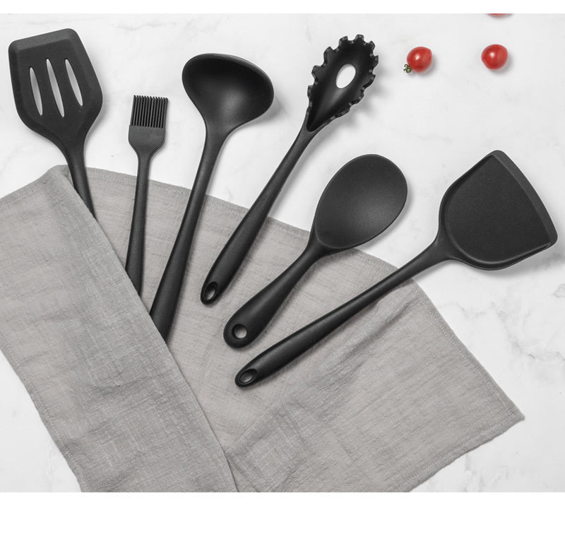 Silicone spatula non-stick cookware special kitchen set