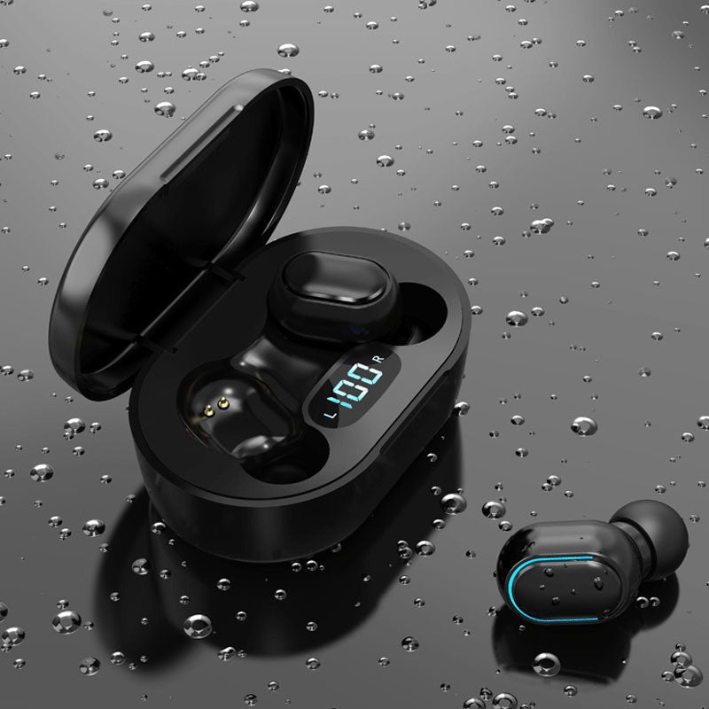 Wireless Binaural Mini In-ear Sports Digital Display Bluetooth Headset