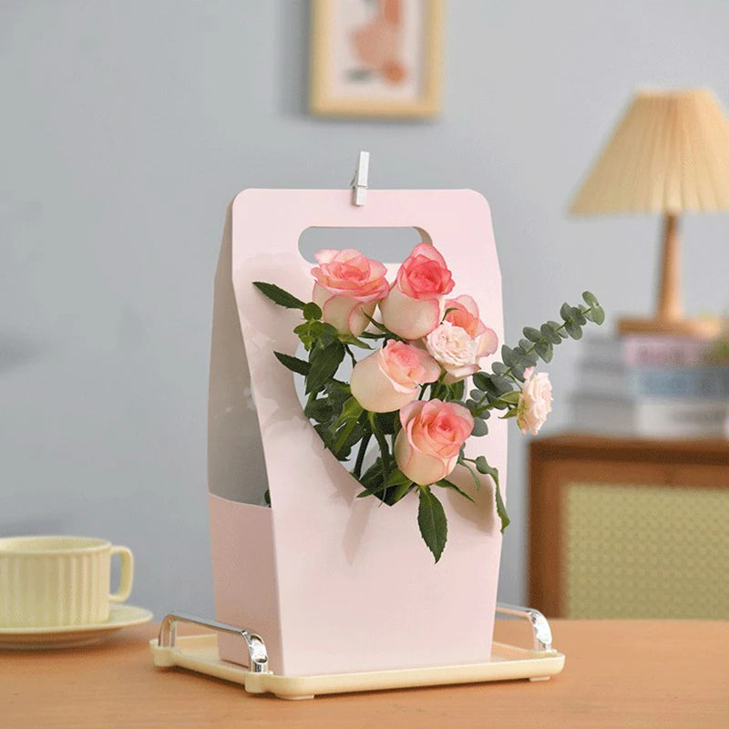 1Pc Rose Flower Wrapping Box Gift Bag