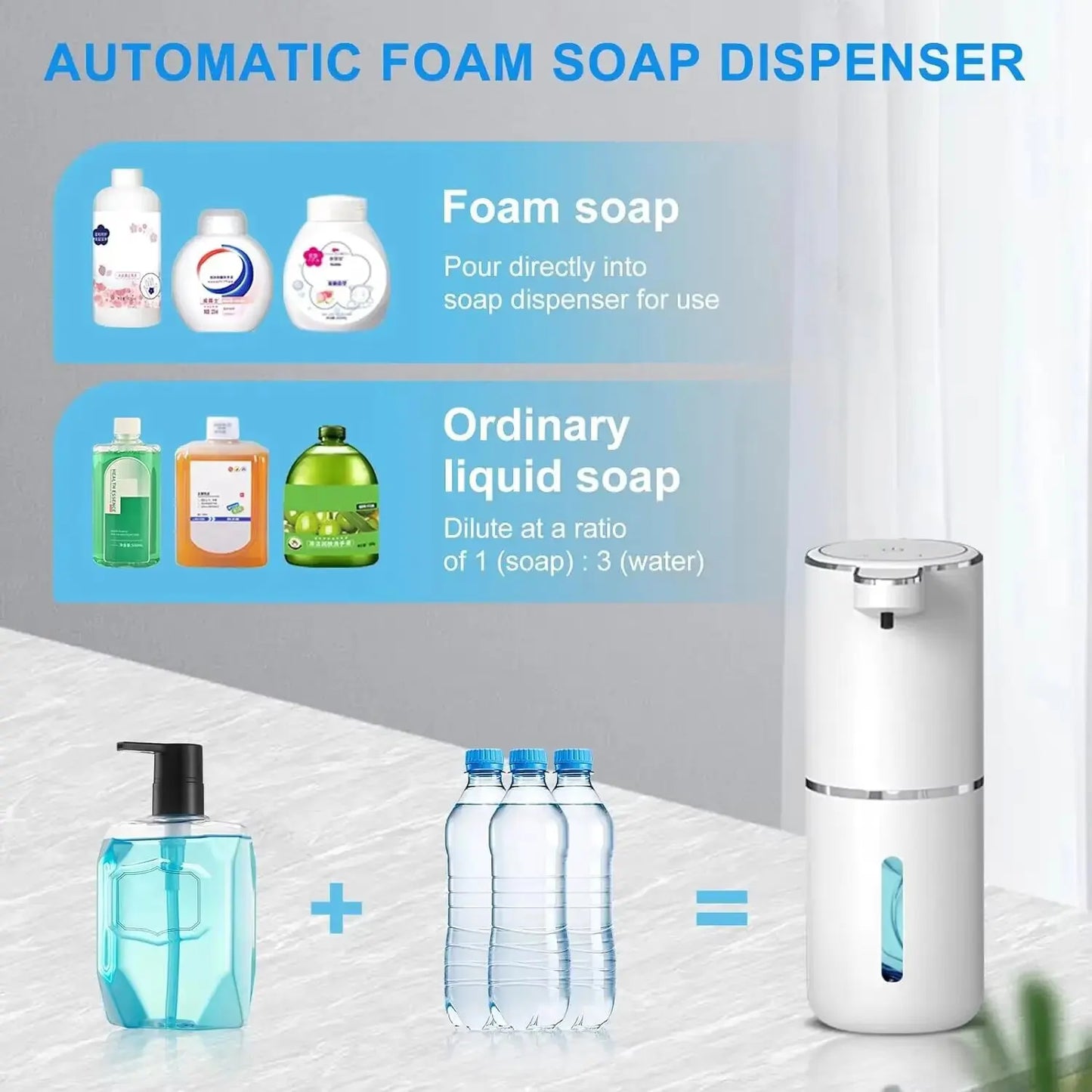 Rechargeable Automatic Soap Dispenser