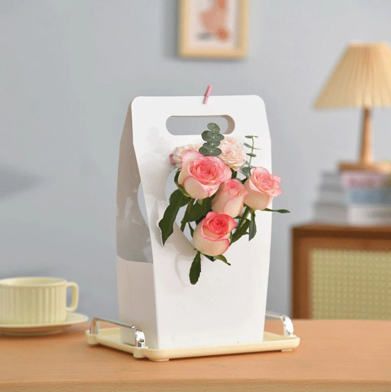 1Pc Rose Flower Wrapping Box Gift Bag