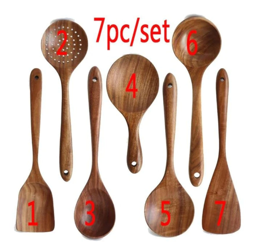 Household Non-stick Cookware Wooden Spoon