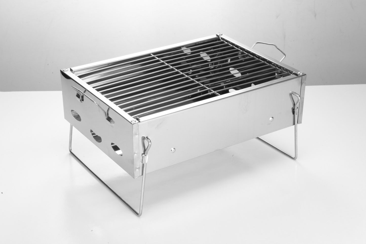 Portable Stainless Steel Charcoal Grill