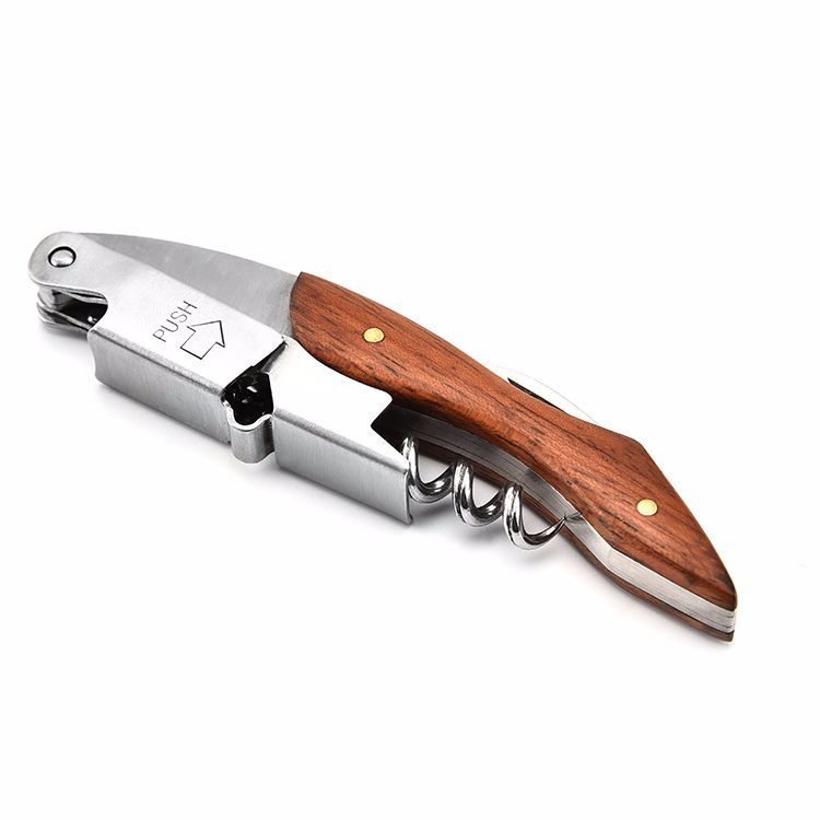 Versatile Red Wine Wine Opener Wood