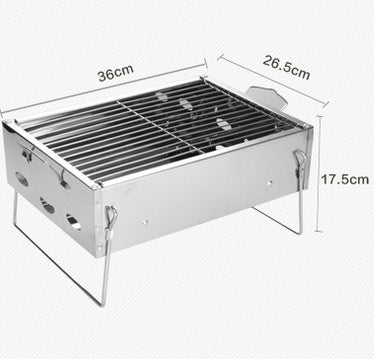 Portable Stainless Steel Charcoal Grill